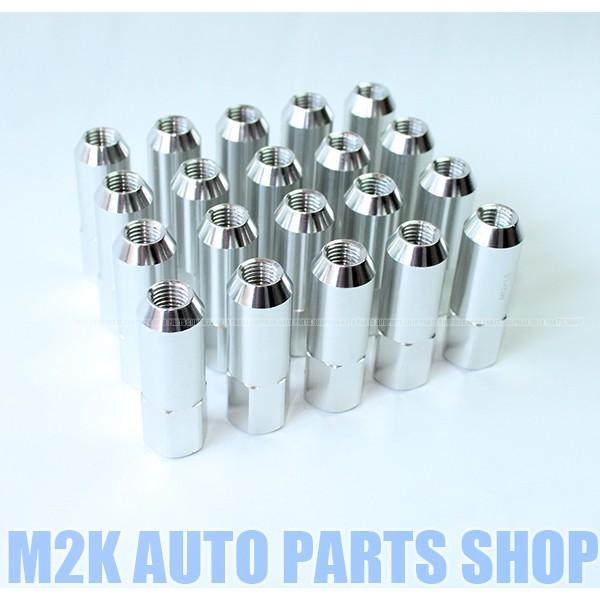 ���B �z�C�[���i�b�g 60mm �A���~ JDM USDM �i�b�g P1.5 19HEX 60�x M12 �V���o�[ 20��