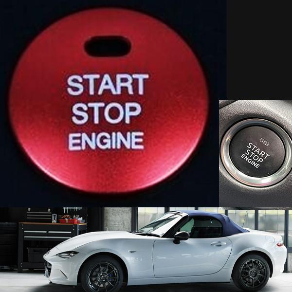ロードスター ND カバー スタートボタンカバー レッド jdm usdm MX5