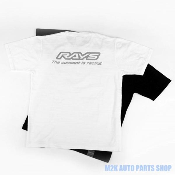 RAYS OFFICIAL GEAR Tシャツ 17S RAYSロゴ ブラック ホワイト