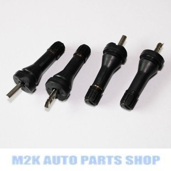 TPMSバルブ 4個 ブラック エアバルブ エアーバルブ 空気圧センサー