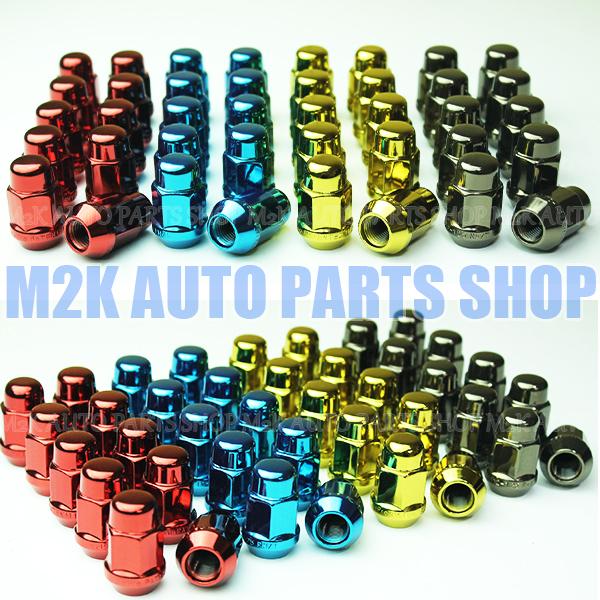 ホイールナット 24個 m12 m14 P1.5 P1.25 カラーナット スチール 