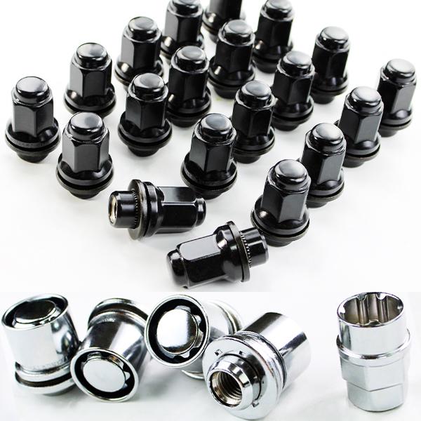 TOYOTA 純正ホイールロックセット 4個　ネジ径/ピッチ:M14×P1.5﻿ ロックナット MT トヨタ 純正ホイール 用 平面座 4個 ホイールナット