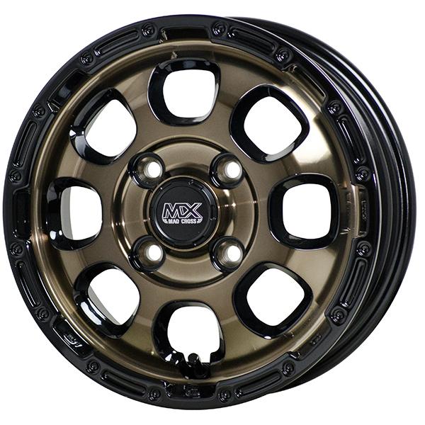 【マッドクロス グレイス】新品アルミホイール12×4J+43 100/4 HOT STUFF 12インチ マッドクロス グレイス 4.00B 4J+43 4H-100