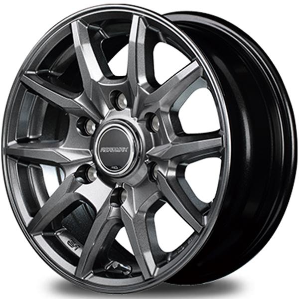 マルカサービス 15インチ KG25 5.5J +45 6H-139.7 1本 グレー ホイール