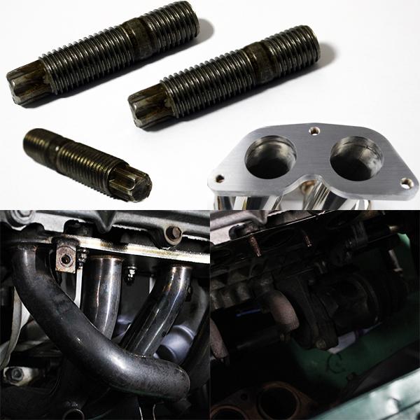MR-S トヨタ スタッドボルト フロントパイプ エキマニ タービン