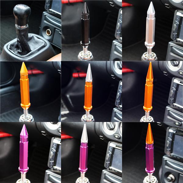 シフトノブ アルミ スパイク ロング ヘラフラ スタンス 車 内装 jdm