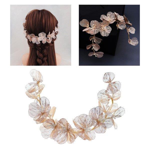 結婚式のヘッドバンドのかぶとブライダルヘアバンドヘアデコレーションゴールデン Stkbridr397 M5103 通販 Yahoo ショッピング
