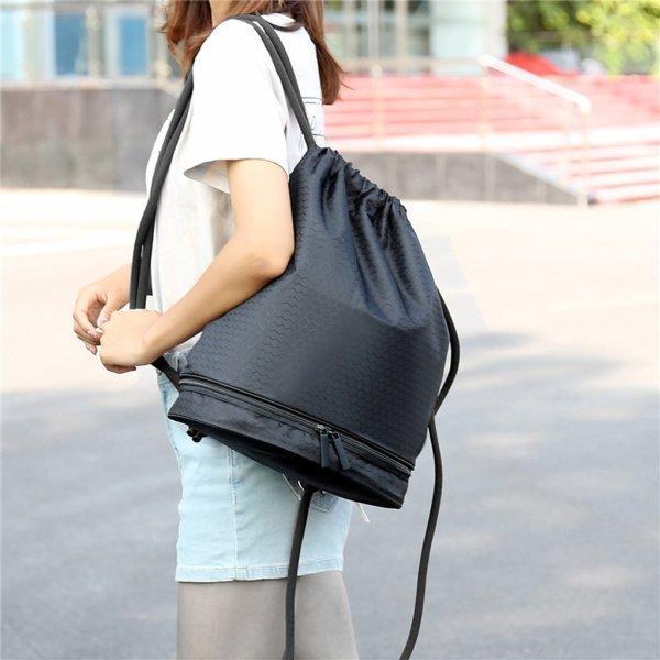 新品】MAISON MARGIELA ナイロンドローストリングバックパック | www