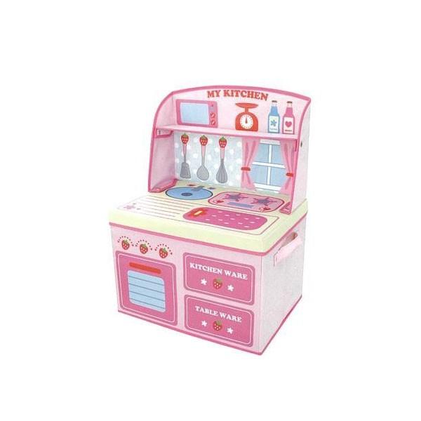 ままごと収納ボックス キッチン イチゴ Firststeplandscaping Com