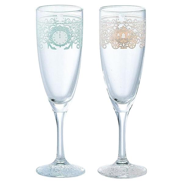 三郷陶器 ディズニー Princess Royal Dreams シンデレラ 本店 3232 02 ペアステムグラスセット プリンセスロイヤルドリーム