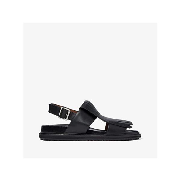 Marni メンズ サンダル Loafer Detail Sandal メンズ サンダル Black Black 3 Axisヤフー店
