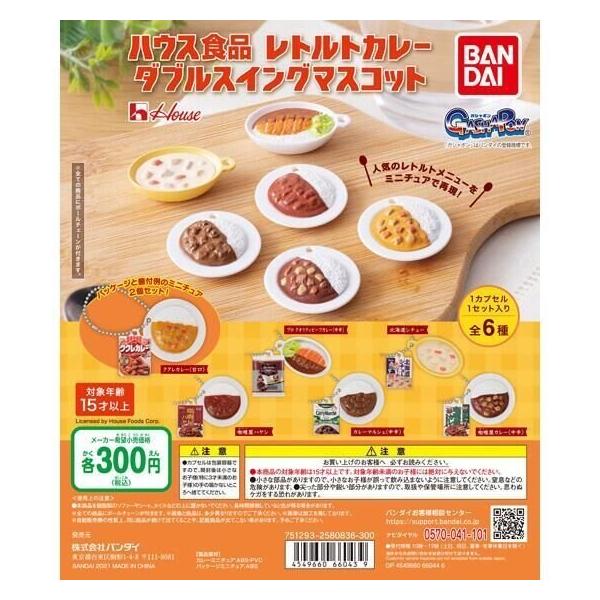 BANDAI（バンダイ） ガチャ ハウス食品 レトルトカレー ダブルスイング
