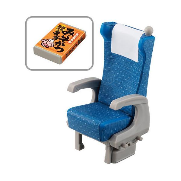 バンダイ ガチャ 東海道新幹線 N700A のぞみの座席 【座席 + みそかつ弁当】