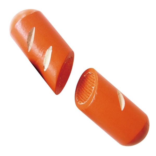 おままごとあそびにつかう「ソーセージ」のかたちをした木のおもちゃです。※こちらの商品はアルコール除菌が可能です。安全に清潔に遊んでいただけます。※セット内容：ソーセージ×１個です。※与える目安：２歳前後※サイズ：W85×D20×H20（簡易...