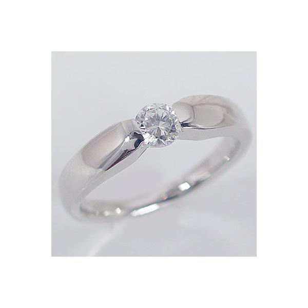 25％OFF 婚約指輪 シンプル エンゲージリング ダイヤモンド プラチナ 0.2カラット 鑑定書付 0.233ct Dカラー SI2クラス