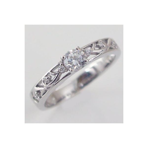 プラチナ ダイヤ エンゲージリング ダイヤモンド ダイヤ D Vs1 Ex 鑑定書付 指輪 プラチナ 婚約指輪 0 3ct 0 3ct 脇ダイヤ 0 05ct Pt900 m05 Maオリジンジュエリー