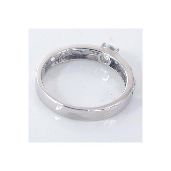 プラチナ ダイヤ エンゲージリング ダイヤモンド ダイヤ D Vs1 Ex 鑑定書付 指輪 プラチナ 婚約指輪 0 3ct 0 3ct 脇ダイヤ 0 05ct Pt900 m05 Maオリジンジュエリー