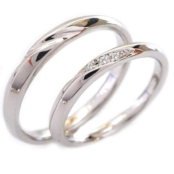 結婚指輪 プラチナ マリッジリング マリッジリング ペアリング ダイヤモンド ペア2本セット Pt900 Pt900 ダイヤ ダイヤ ストレート m01 オリジン ブライダル