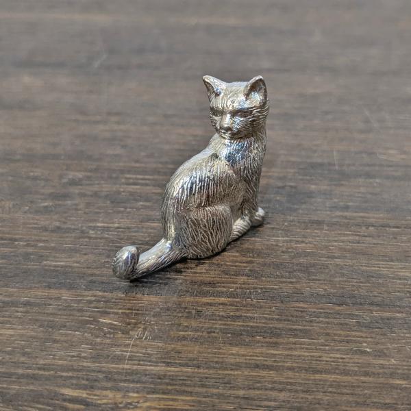 太田祐輔 振り向きねこ 錫製箸置き アトリエy