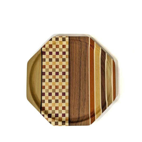 無垢の箱根寄木細工の八寸盆 八角 : MA by So Shi Te - 通販 - Yahoo