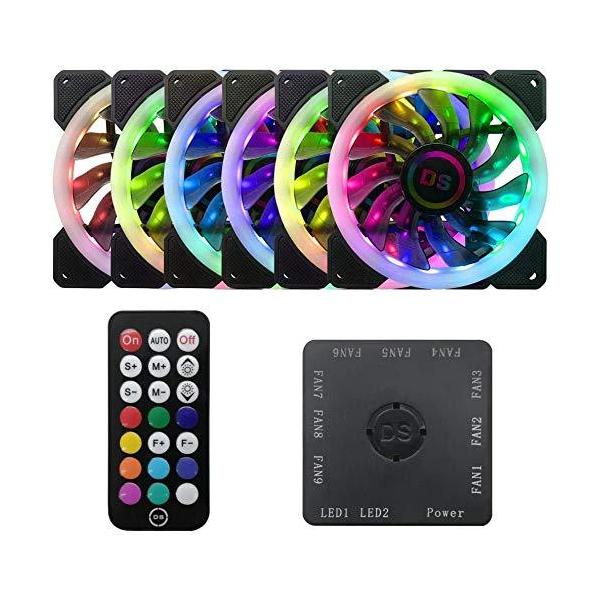 Ds ワイヤレスrgb Led 1 Mmケースファンコントローラ付きpcケース Cpuクーラー放熱器システム 6個rgbファン Rfリモートコントロール Aシリーズの価格と最安値 おすすめ通販を激安で