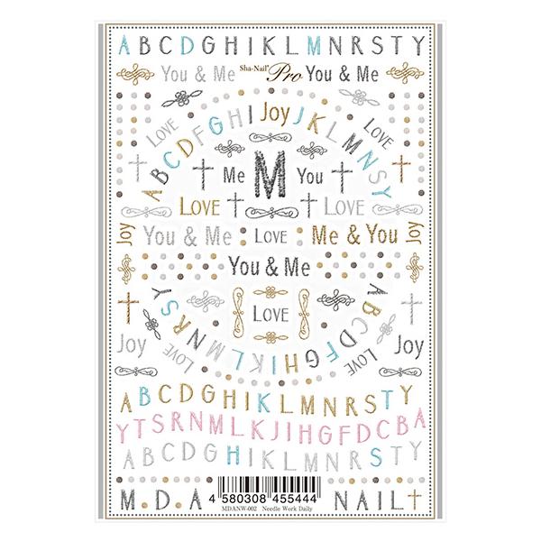 メール便送料無料 Sha Nail Pro 写ネイル Mdanw 002 Needle Work Daily ニードルワークデイリー アルファベットクロス ゴシック文字 ネイルシール Buyee Buyee Japanese Proxy Service Buy From Japan Bot Online