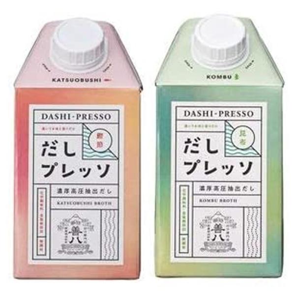 だしプレッソ 500ml 昆布・鰹セット