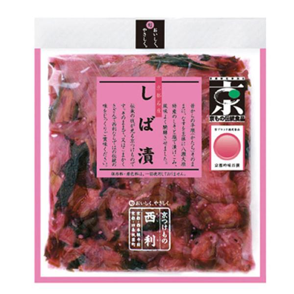京漬物として定番、しば漬け。内容量：1袋（100g）賞味期限：製造から約1ヶ月