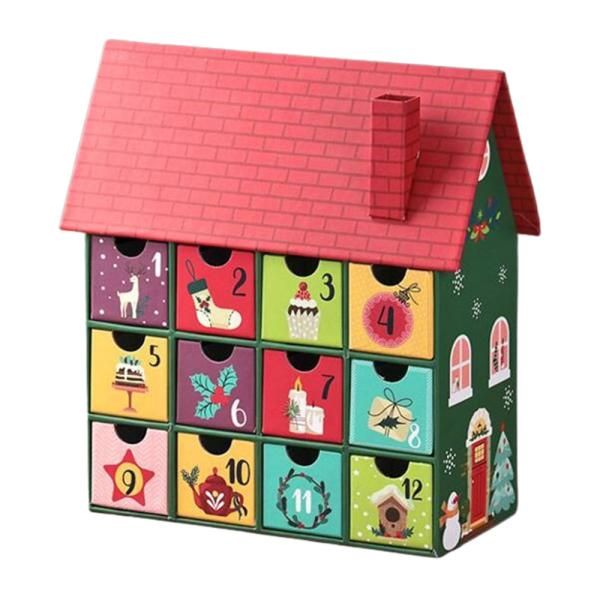 クリスマスハウスペーパーボックスカレンダー 2枚目