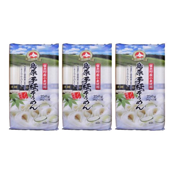 葵フーズ 島原手延そうめん 250g×3個 そうめん 素麺 乾麺 麺 ランキング サタプラ サタデープラス