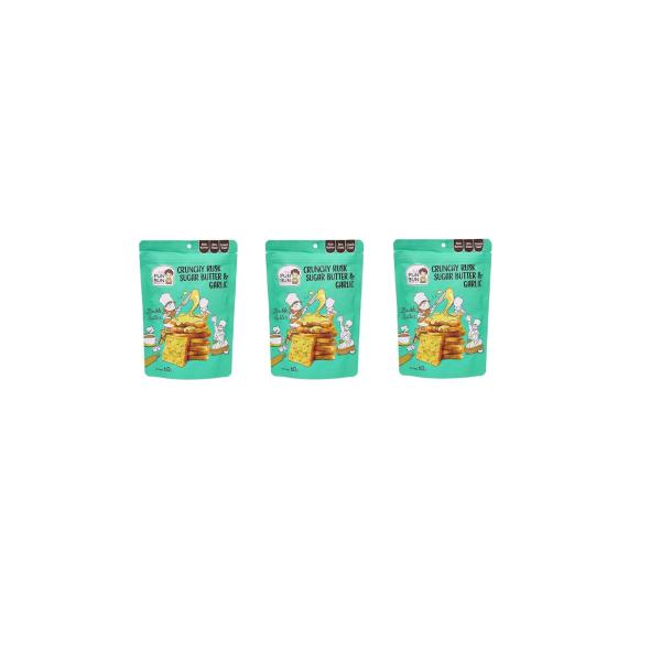 クランチーラスク シュガーバター＆ガーリック 60g ×3個