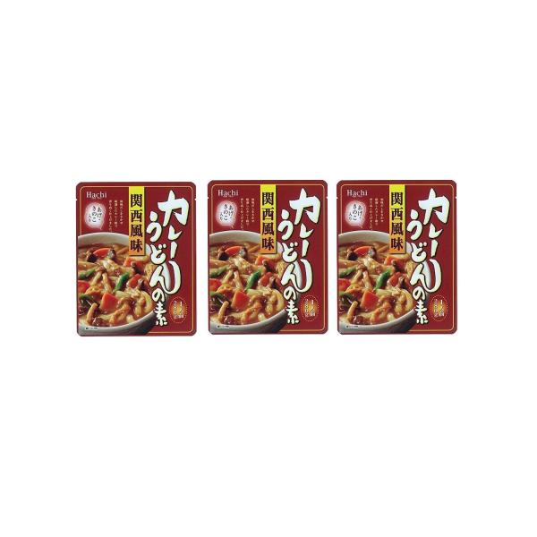 ハチ食品 関西風味カレー うどんの素 280ｇ×3個 料理素