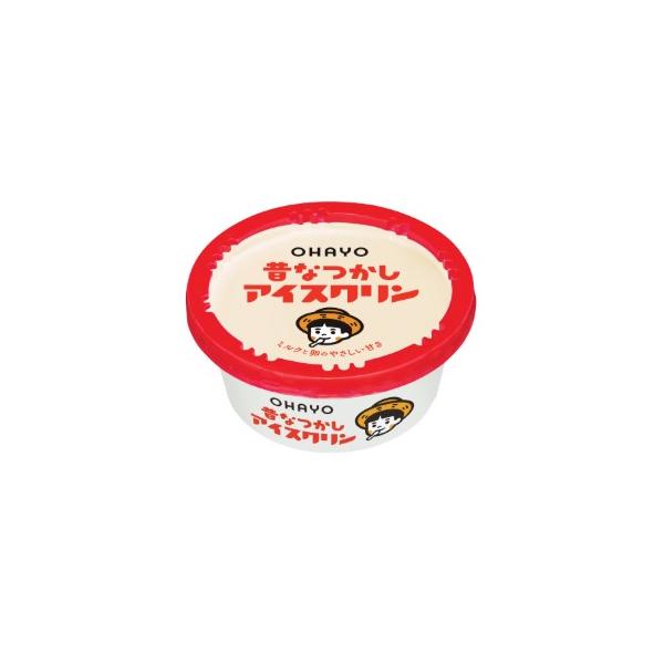 オハヨー乳業 昔なつかしアイスクリン 150ml×1個 冷凍 アイス 卵 素朴 昭和レトロ 懐かしい ミルク デザート
