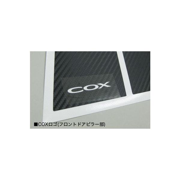 Cox コックス Carbon Pillar Sticker カーボンピラーステッカー