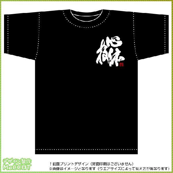 漢字Tシャツ 心技体（黒） 胸プリント Tシャツ カットソー : ぜっけん