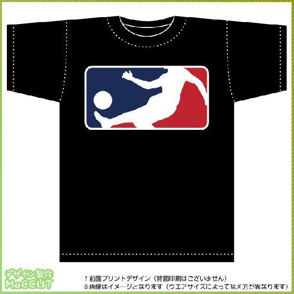 メジャー風サッカーTシャツ（黒） その他サッカーウエア