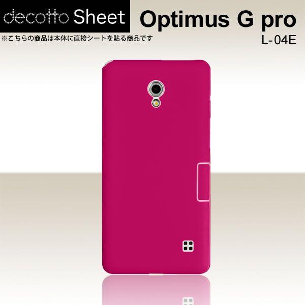 Optimus G Pro L-04E  ��p �f�R �V�[�g decotto ���� �y �f�B�[�v�s���N ���z