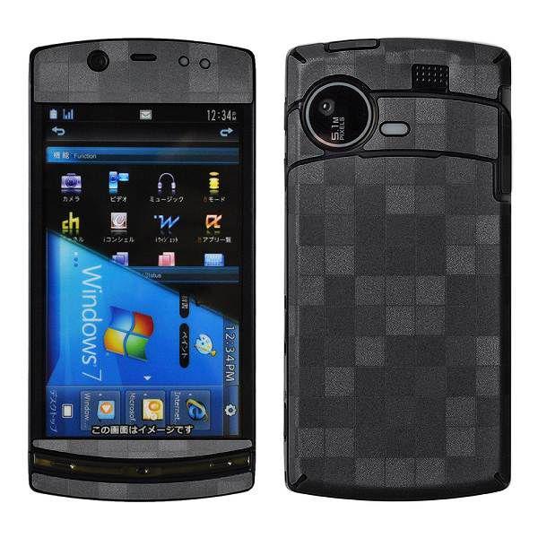 docomo F-07C 専用 デコ シート decotto 外面セット 【スクエア 