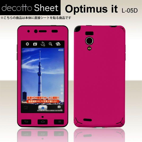 Optimus it L-05D p fR V[g decotto OʃZbg yfB[vsNz
