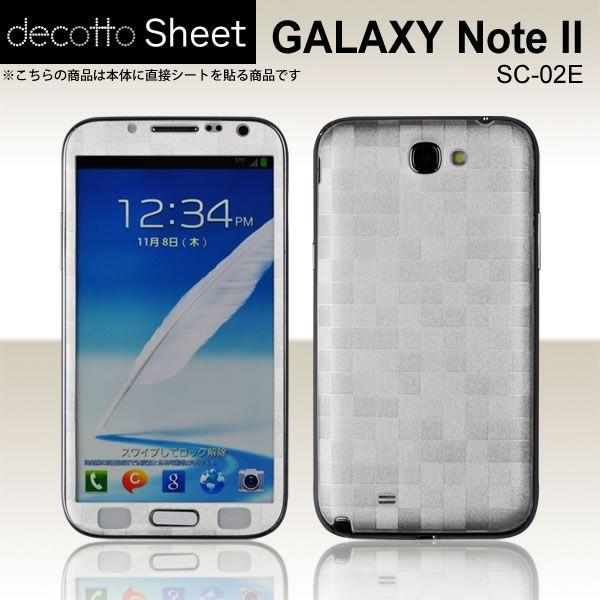 GALAXY Note2 SC-02E p fR V[g decotto OʃZbg [XNGAp[]