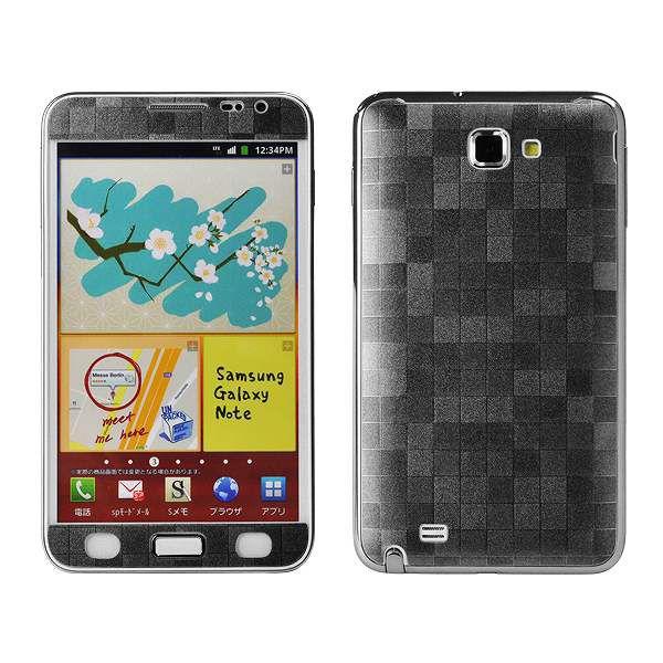 docomo GALAXY Note SC-05D ��p �f�R �V�[�g decotto �O�ʃZ�b�g �y�X�N�G�A�_�[�N�O���[���z