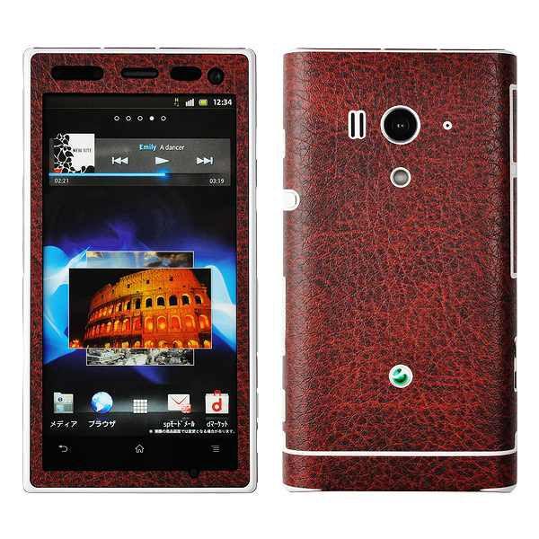Xperia acro HD SO-03D ��p �f�R �V�[�g decotto �O�ʃZ�b�g �y�N���V�b�N�{���h�[���z