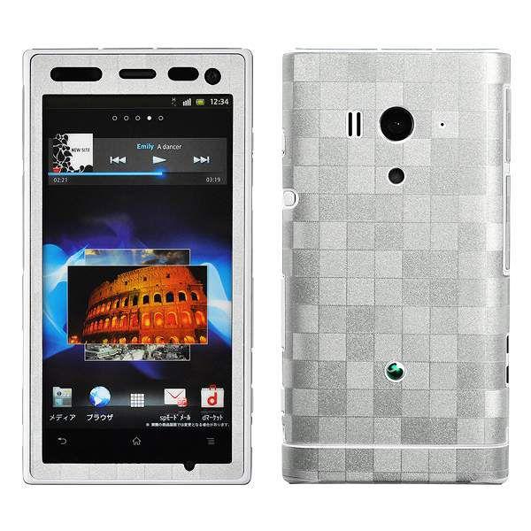 Xperia acro HD SO-03D ��p �f�R �V�[�g decotto �O�ʃZ�b�g �y�X�N�G�A�p�[�����z