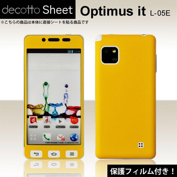 [tیtBt]Optimus it L-05E p fR V[g decotto OʃZbg yN[CG[z