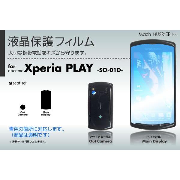 Xperia PLAY SO-01D リアカバー 新品未使用2個セット Xperia PLAY SO-01D 液晶保護フィルム 3台分セット : ネットショップ