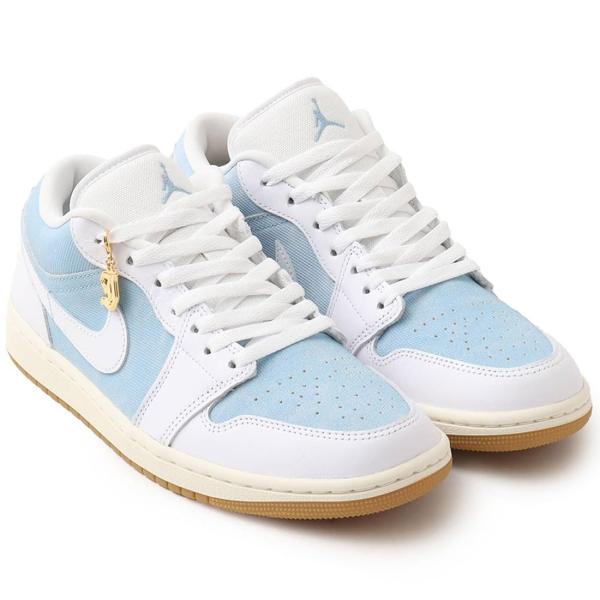 [ナイキ] エア ジョーダン 1 ロー SE W AIR JORDAN 1 LOW SE ブルー/ホワイト HQ2004-400