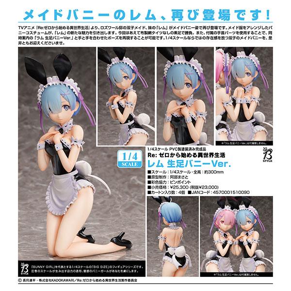 Re ゼロから始める異世界生活 レム ラム 生足バニー セット