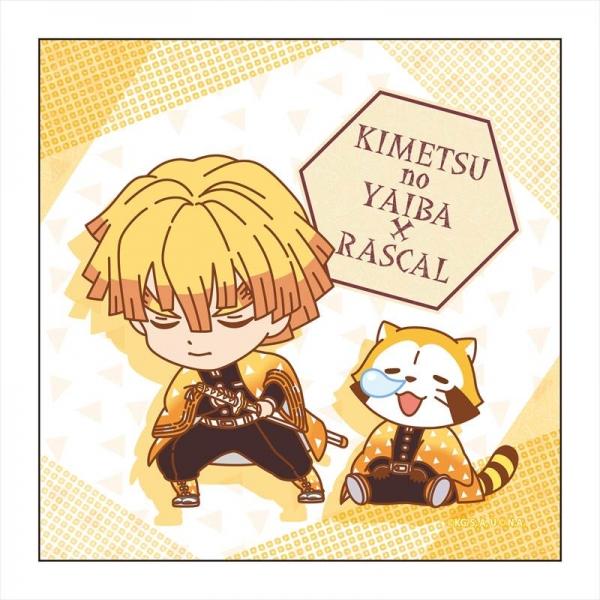 鬼滅の刃 あらいぐまラスカル マイクロファイバー 我妻善逸 コンビver 予約 コンテンツシード まちキャラ ヤフー店 通販 Yahoo ショッピング