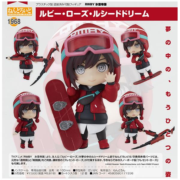 RWBY 氷雪帝国  ねんどろいど ルビー・ローズ・ルシードドリーム