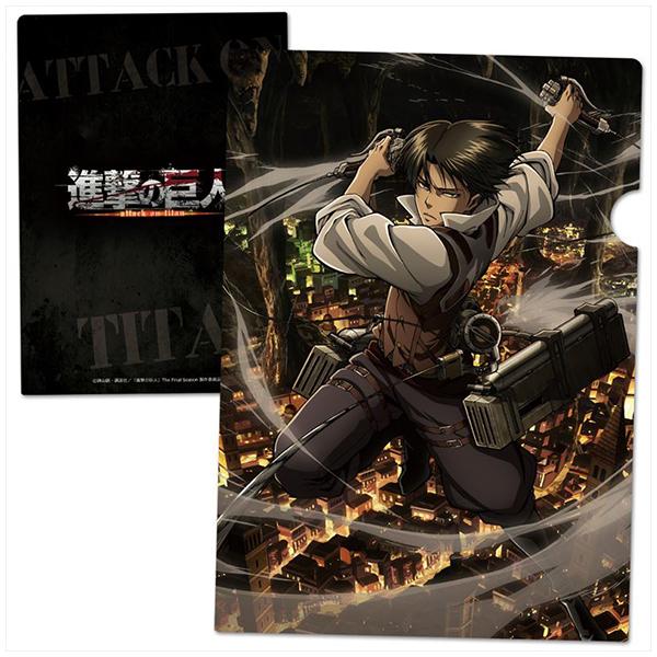 進撃の巨人 クリアファイルo リヴァイ 予約 アズメーカー まちキャラ ヤフー店 通販 Yahoo ショッピング